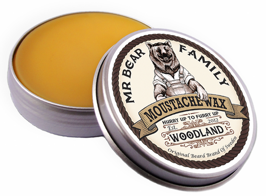 Mr Bear Woodland- Beard Stache- Moustache wax - mike-barbershop