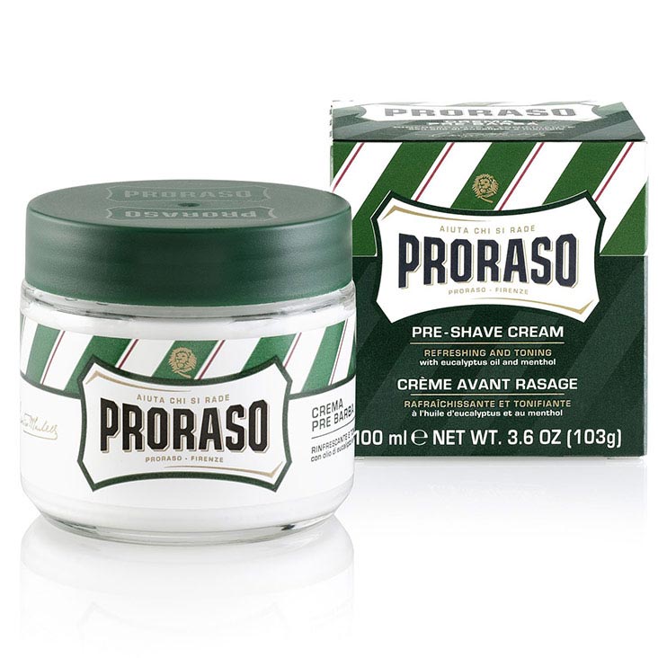 Proraso - Crema Pre Barba Rinfrescante (Green) 100ml - mike-barbershop
