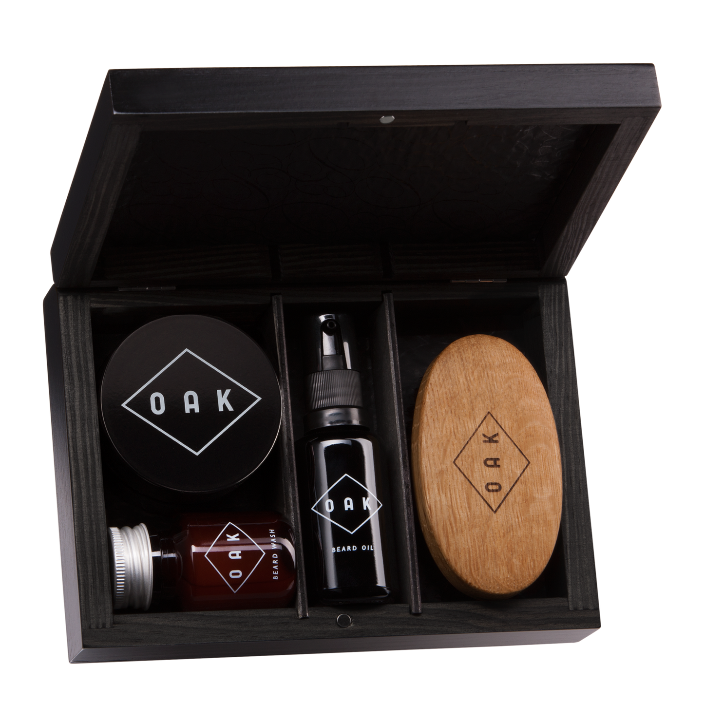 Oak Beard Box - Luxury Set - mike-barbershop