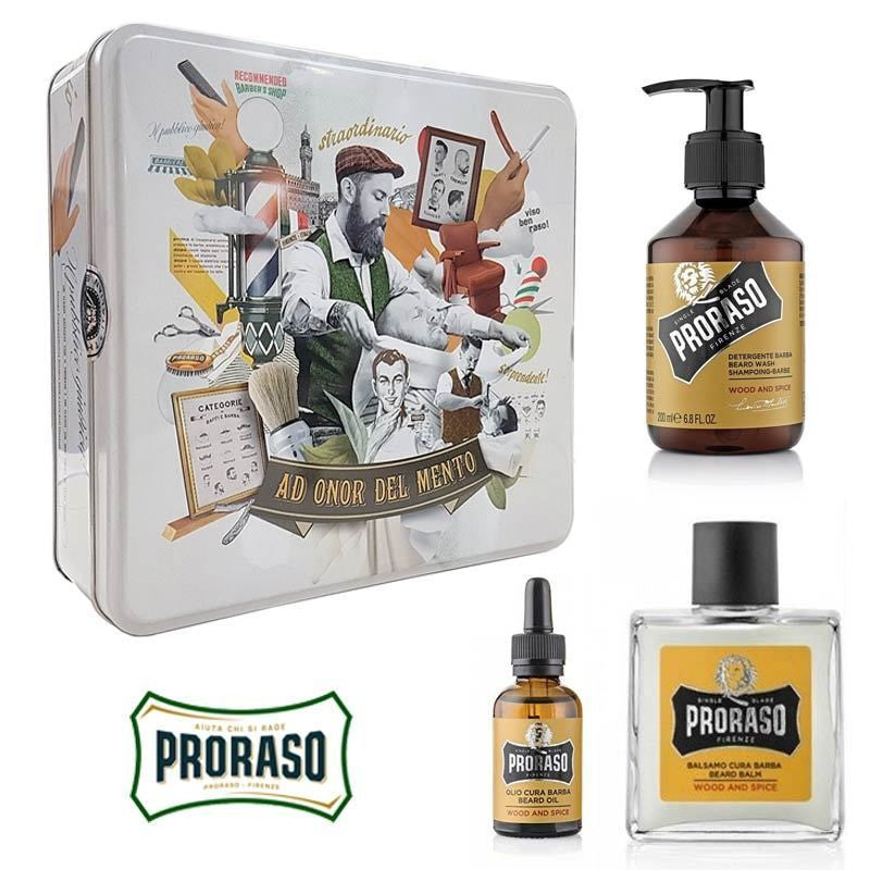 Proraso - Vintage Beard Kit Wood and Spice - mike-barbershop