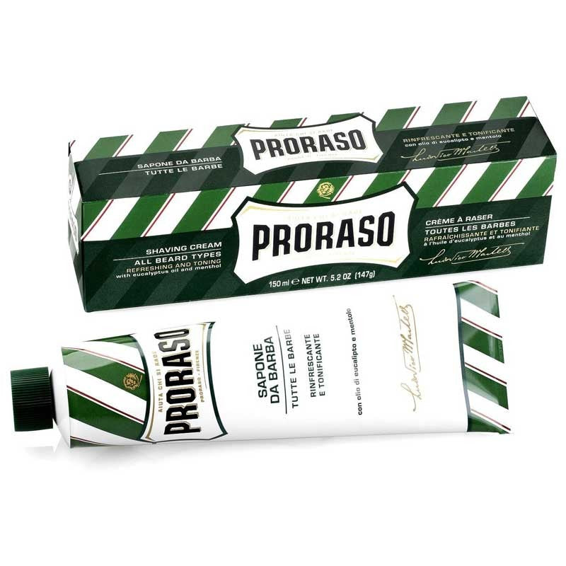 Proraso - Sapone da Barba Tubo Rinfrescante (Green) 150ml - mike-barbershop
