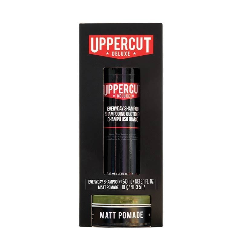 Uppercut Deluxe - Duo Kit Matt Pomade + Shampoo - mike-barbershop
