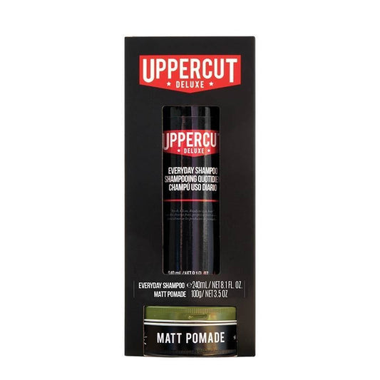 Uppercut Deluxe - Duo Kit Matt Pomade + Shampoo - mike-barbershop